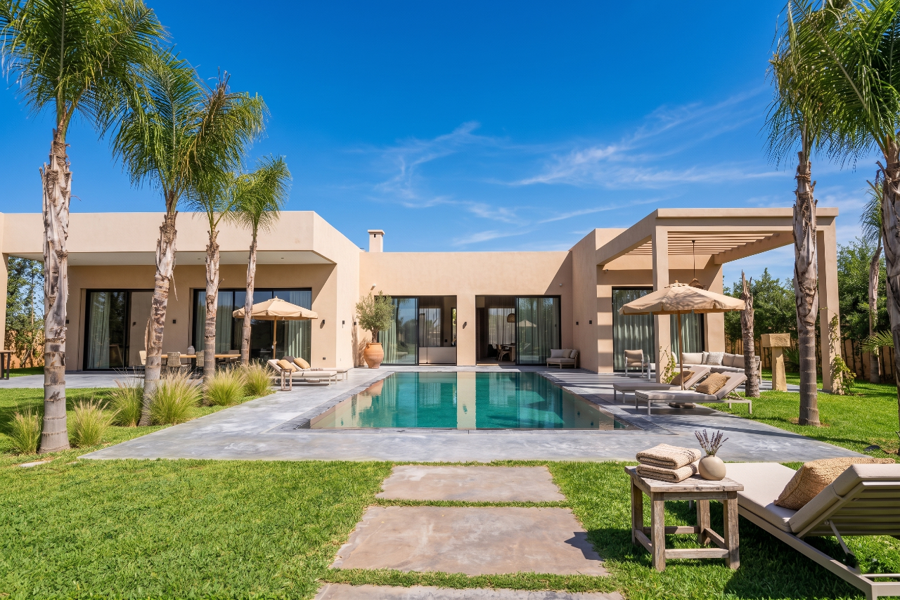 Villa de prestige en Plain-Pied  – Vue Exceptionnelle sur l’Atlas
