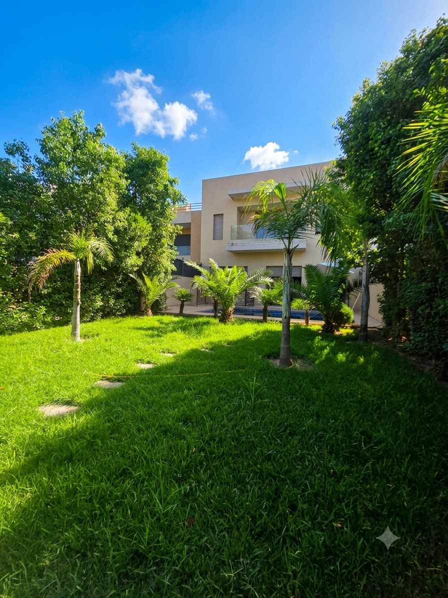 Villa moderne HT semi meublée au golf Argan